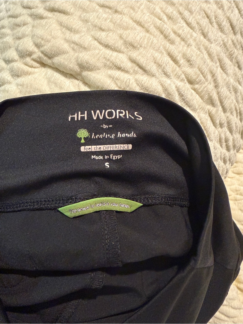 Maternity Black Pocket Scrub Pants - Picture 6 of 7